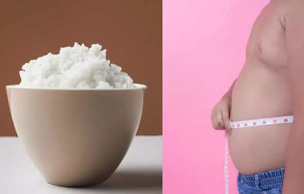 Does rice increase belly fat?