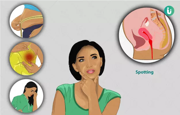 स्पॉटिंग के लक्षण और कारण - Spotting Symptoms and Causes in Hindi