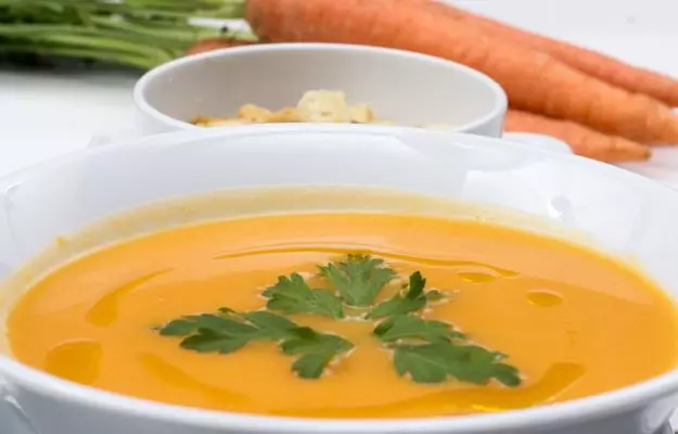 फेमस शेफ का लो कैलोरी गाजर का सूप वजन कम करने के लिए 