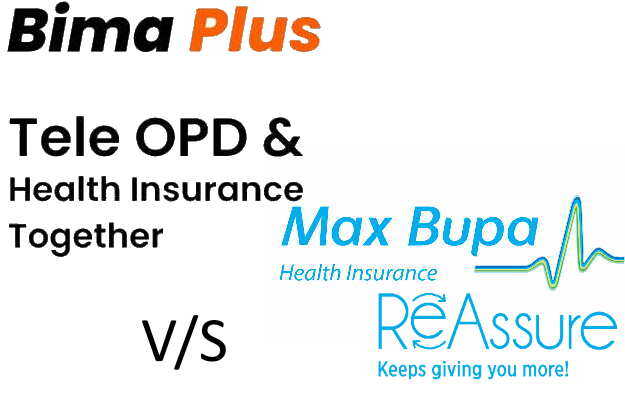 मैक्स बुप्पा रिएस्योर बनाम myUpchar बीमा प्लस - Max Bupa ReAssure V/s myUpchar Bima Plus