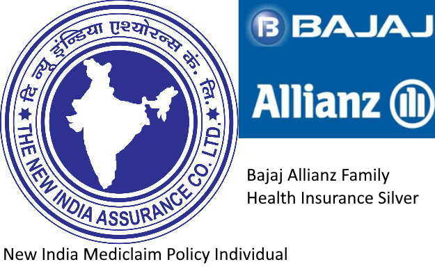 न्यू इंडिया मेडिक्लेम पॉलिसी इंडिविजुअल बनाम बजाज आलियांज फैमिली हेल्थ इन्शुरन्स सिल्वर - New India Mediclaim Policy Individual Vs Bajaj Allianz Family Health Insurance Silver