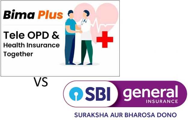 एसबीआई जनरल हेल्थ इन्शुरन्स बनाम myUpchar बीमा प्लस - SBI Health Insurance vs myUpchar Bima Plus in Hindi