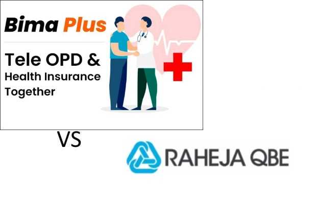 रहेजा हेल्थ क्यूबीई बनाम myUpchar बीमा प्लस - Raheja QBE vs myUpchar Bima Plus in Hindi