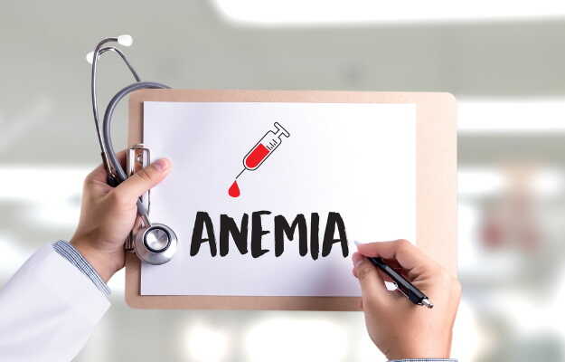 Which vitamin deficiency causes anemia?