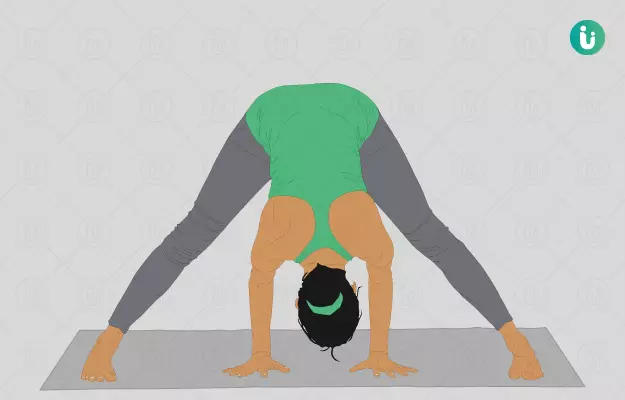 Prasarita Padottanasana (Wide-legged forward Bend) benefits and steps