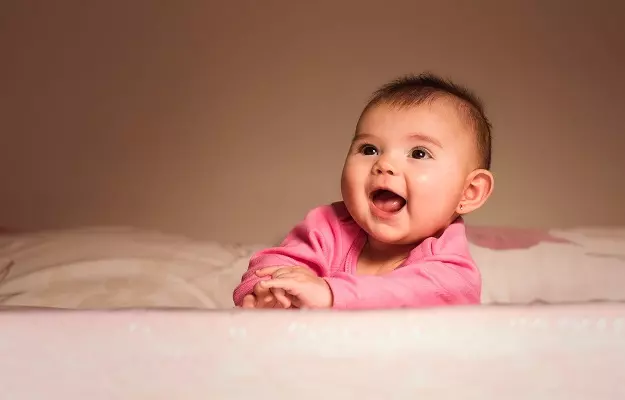 Baby development six months after birth